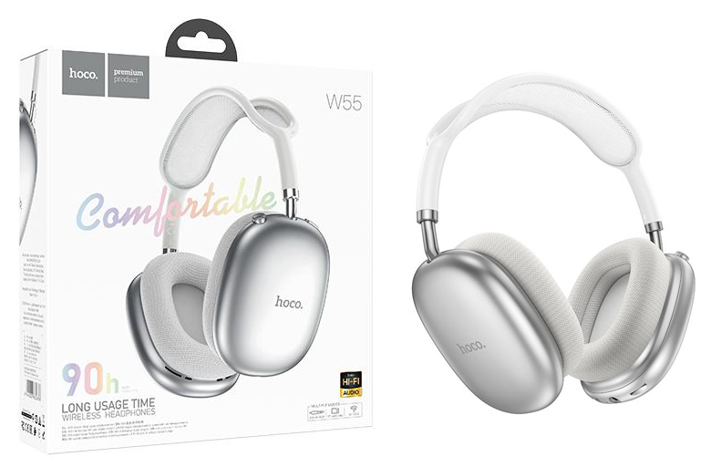 Наушники Hoco W55 Pleasing BT headphones (Silver) (40)
