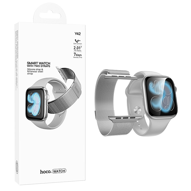 Смарт часы Hoco Y42 Smart watch(call version) (Silver)