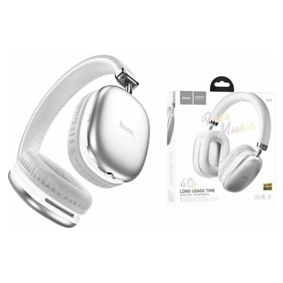 Наушники Hoco W35 wireless headphones (Silver) (40)