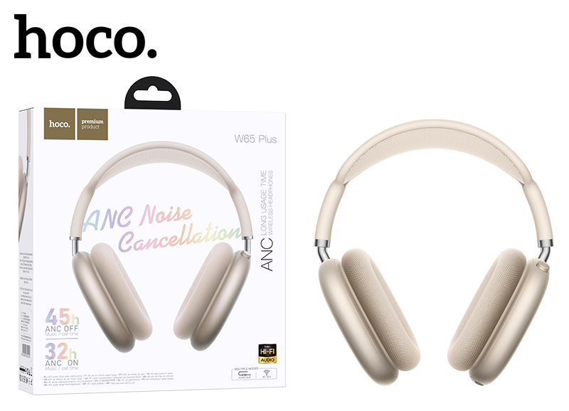 Наушники Hoco W65 Plus Happy ANC BT headphones (Star Color) (40)