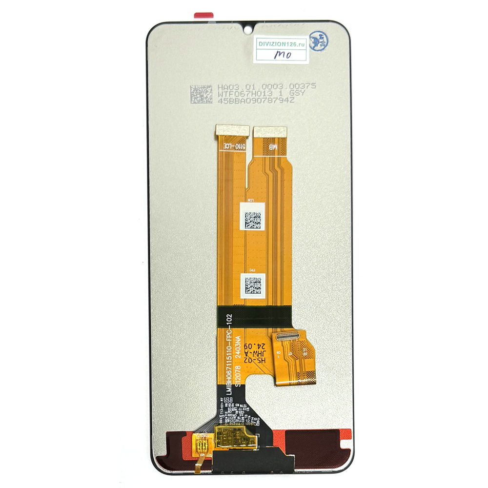 Дисплей для Realme C61/ С63/ Note 60/ 60x (Black) Original