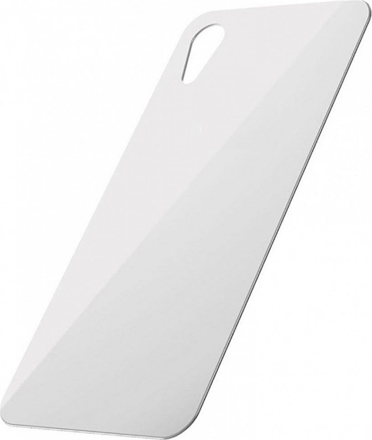 Защитное стекло для iPhone XR задняя White Техпакет 6D