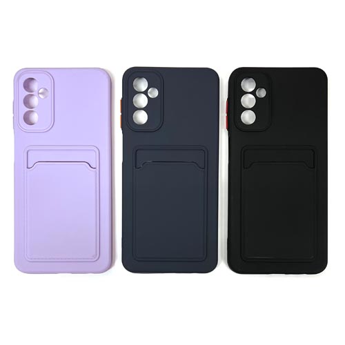 Силиконовый чехол для Samsung M23 (M235 2022) цветные с визитницей