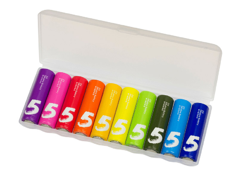 Батарейки Xiaomi ZMI Rainbow Zi5 AA LR06 10 штук