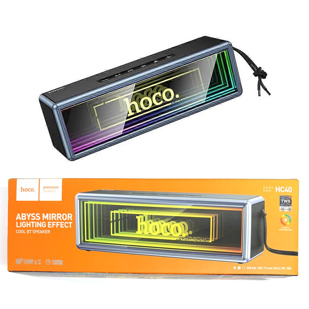 Bluetooth колонка Hoco HC40 Luz sports BT speaker (Black)
