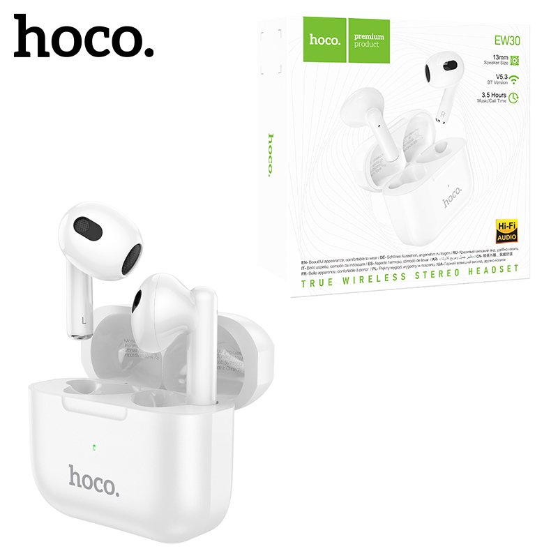 Наушники Hoco EW30 Intelligent true wireless BT headset (White) (20)