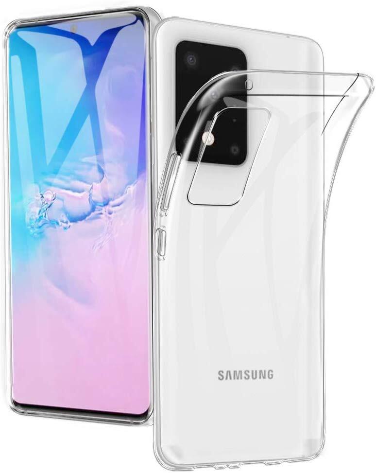 Силиконовый чехол для Samsung S20FE (G780) прозрачный (от 5шт цена 10р)