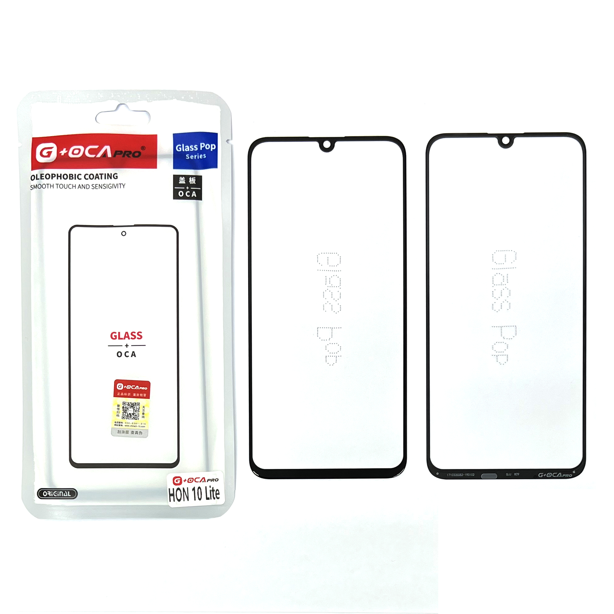 Glass+OCA Honor 10 Lite/ 10i/ 20i/ 20e Black (Musttby)