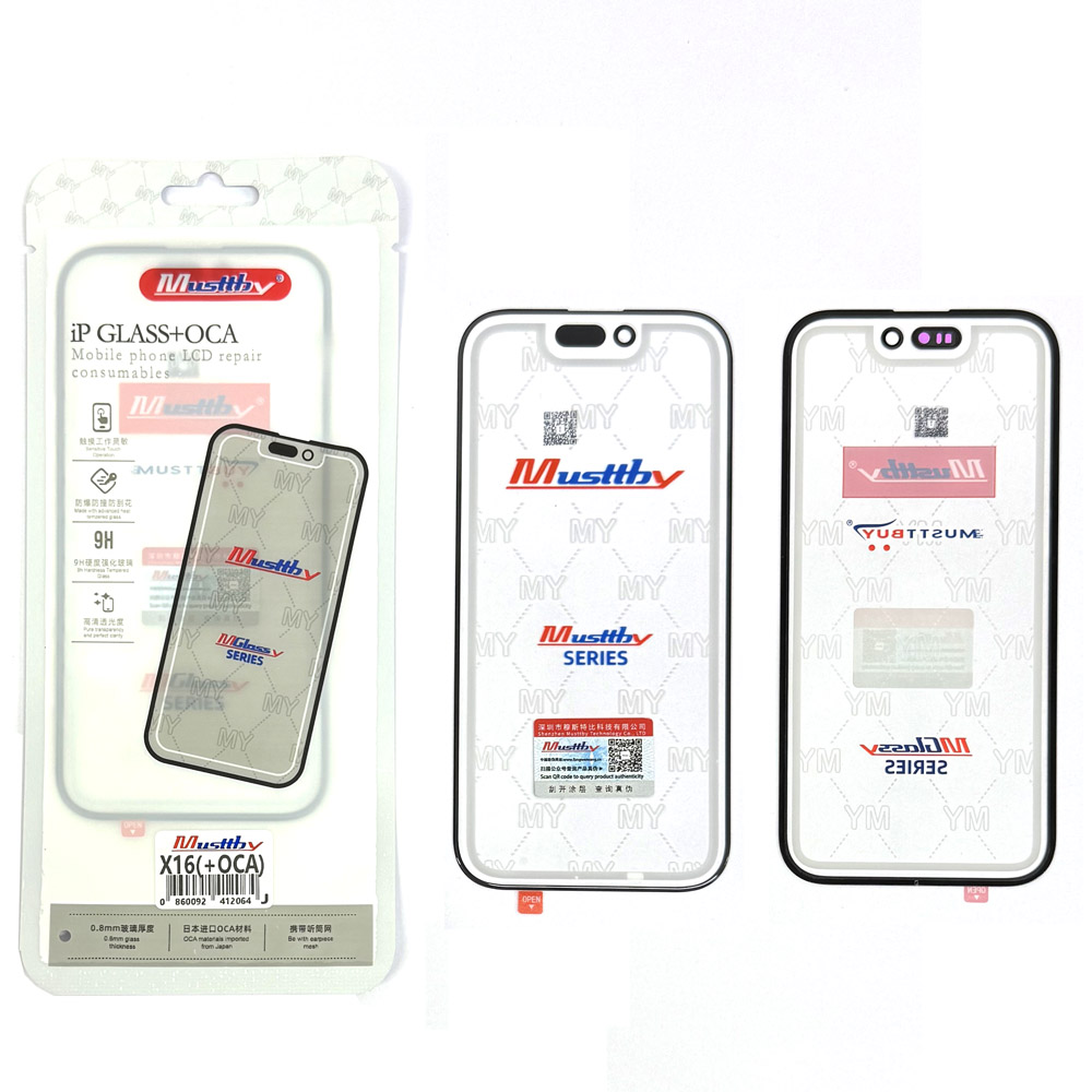 Glass+OCA Apple iPhone 16 (Musttby)