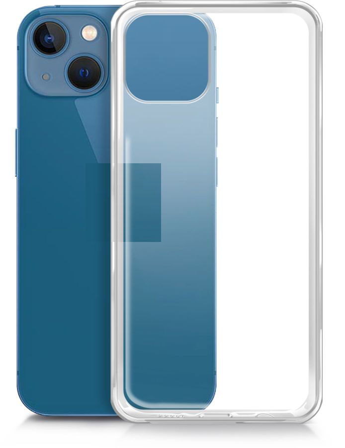 Силиконовый чехол для iPhone 13 прозрачный (от 10шт цена 34р)