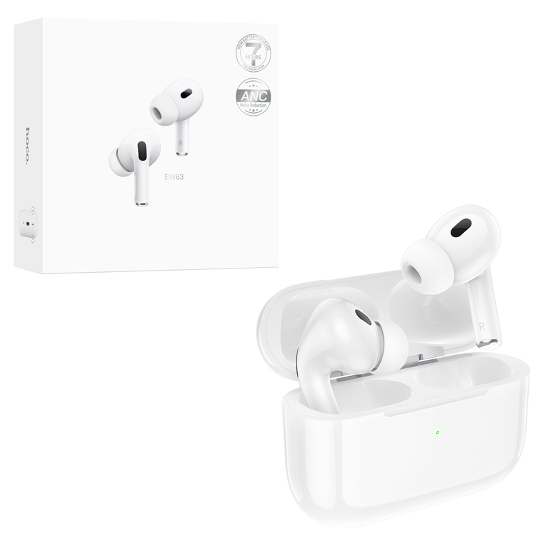 Наушники Hoco EW63 true wireless ANC noise reduction BT headset (White) (14)