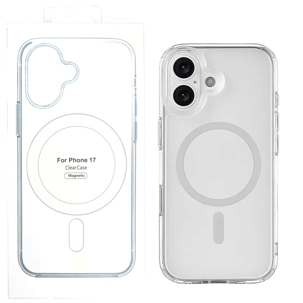 Силиконовый чехол для iPhone 17 позрачный c Magsafe
