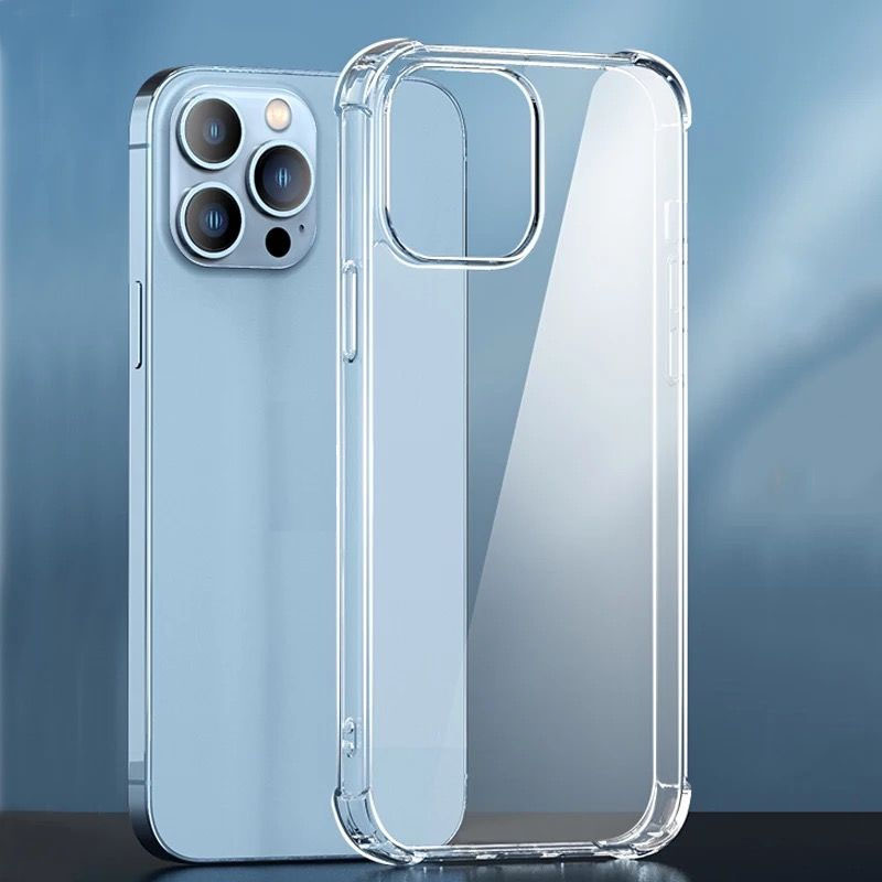 Силиконовый чехол для iPhone 14 Pro прозрачный (от 10шт цена 34р)