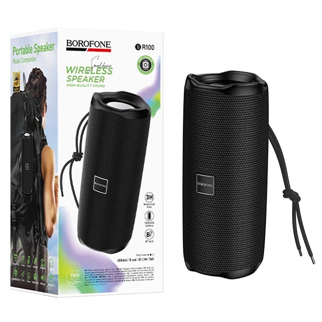 Bluetooth колонка Borofone BR100 Joy sports BT speaker (Black)