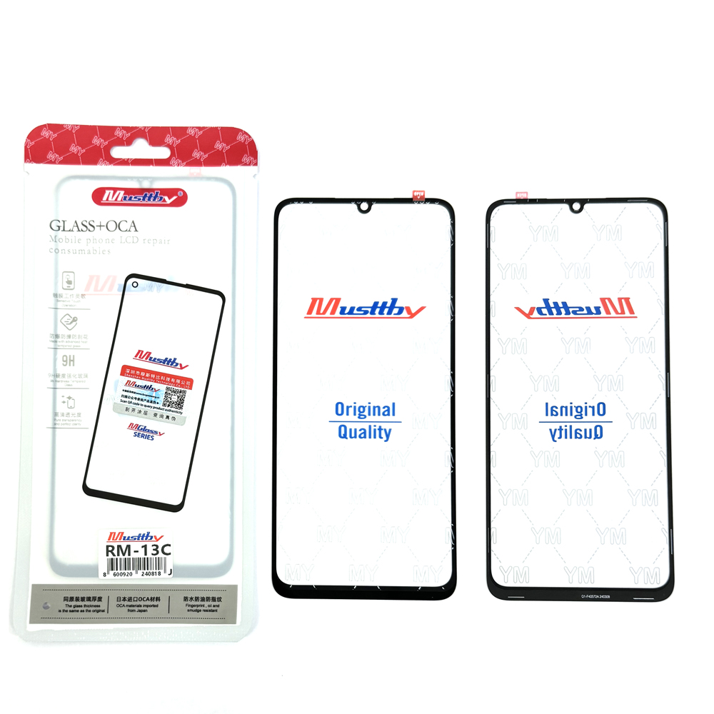 Glass+OCA Xiaomi Redmi 13C/ Poco M6 5G/ Poco C65 Black (Musttby)