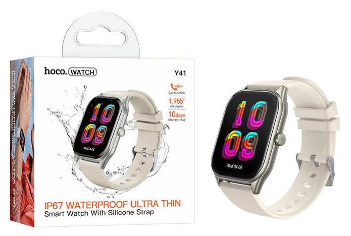Смарт часы Hoco Y41 Smart watch(call version) (Silver)