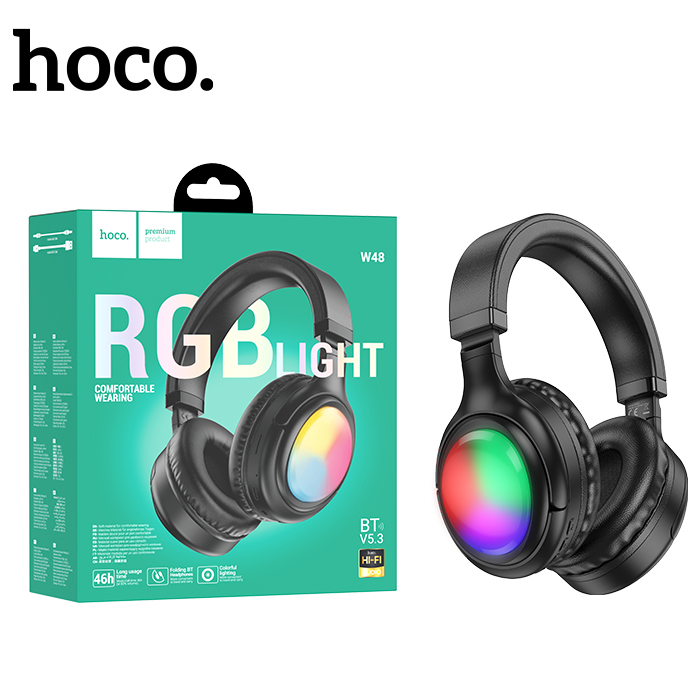 Наушники Hoco W48 Focus BT headphones (Black)