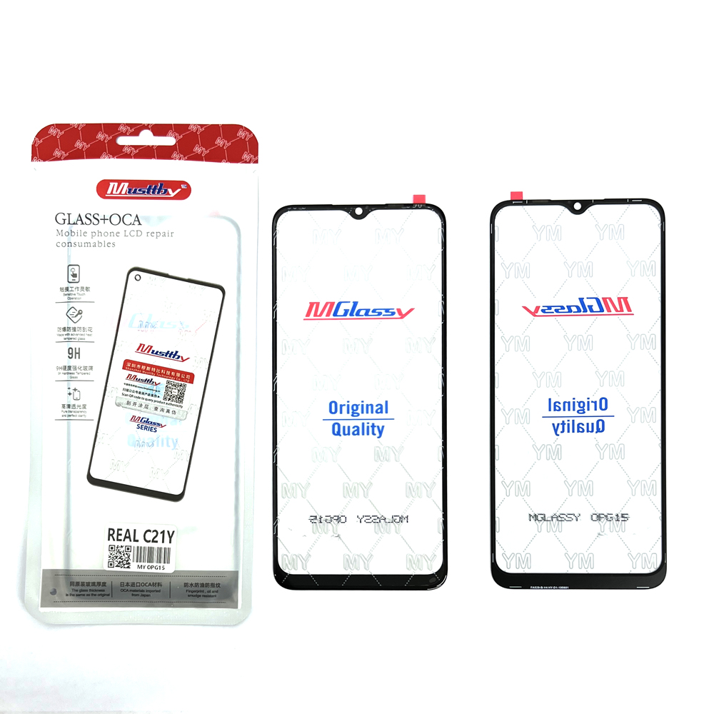 Glass+OCA Realme C21Y Black (Musttby)