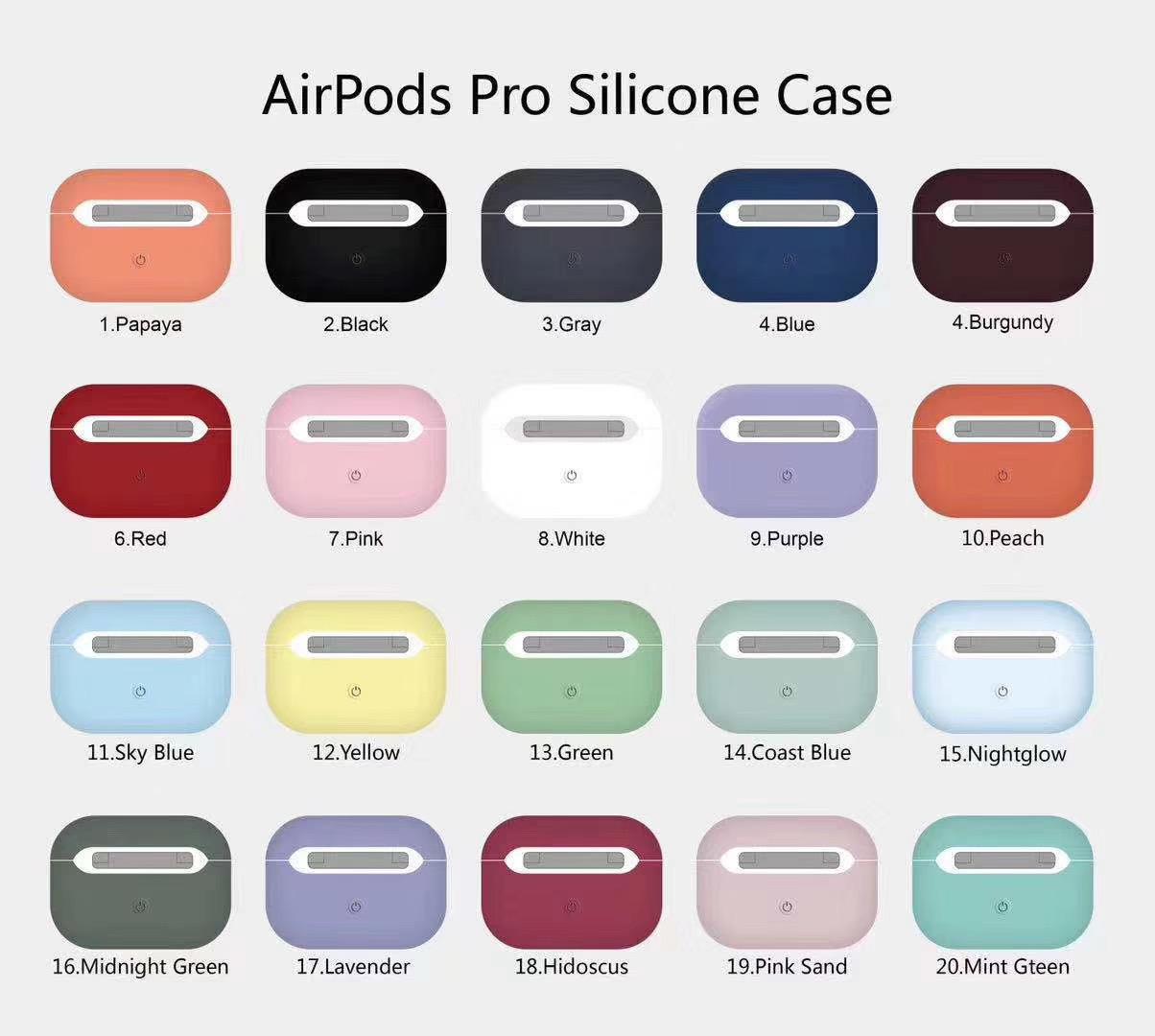 Чехол для наушников Air Pods PRO в ассортименте