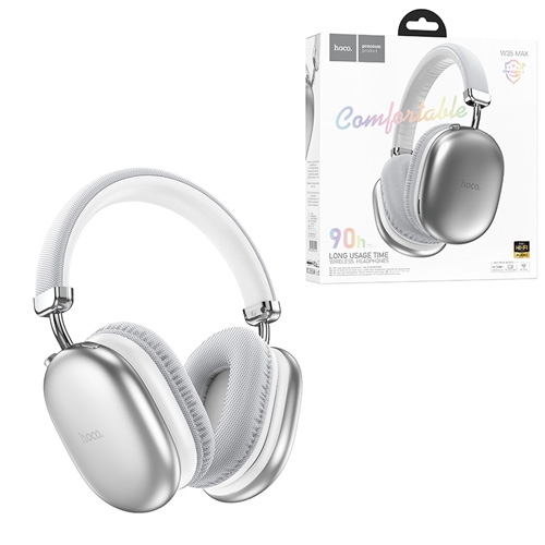 Наушники Hoco W35 MAX Joy BT headphones (Silver) (40)