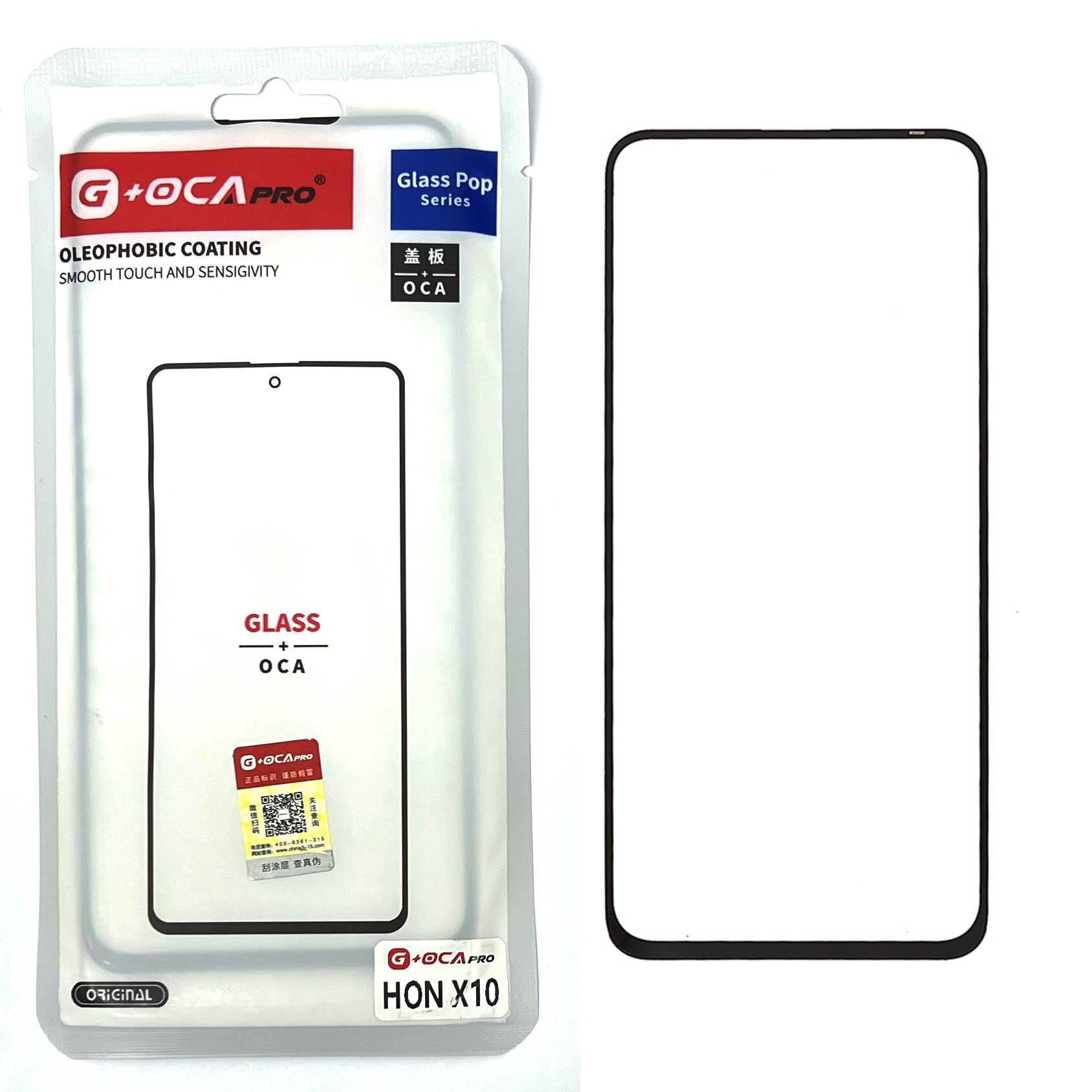 Glass+OCA Honor X10 Black (Musttby)