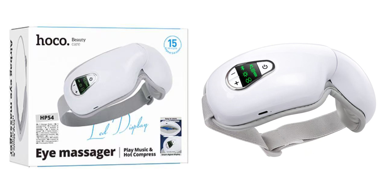 Массажёр для глаз Hoco HP54 Airbag eye massager (White)