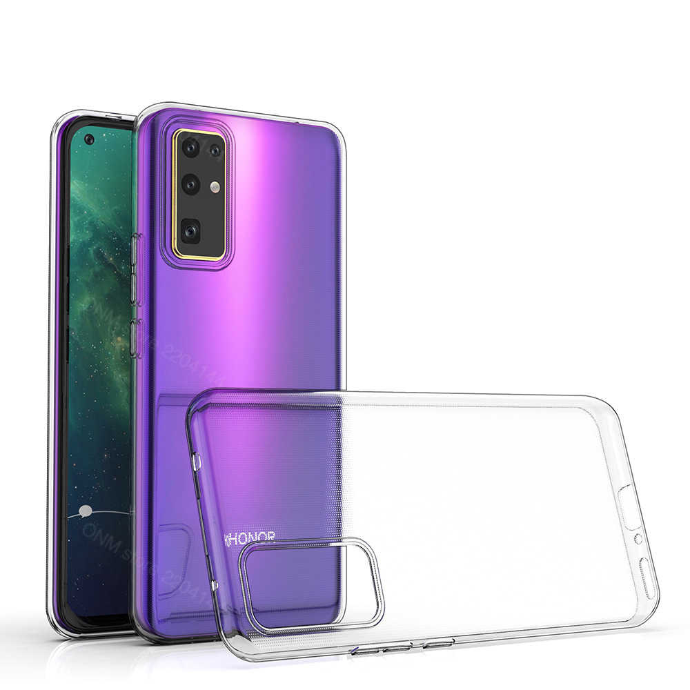 Силиконовый чехол для Honor 30 Pro прозрачный (от 5шт цена 10р)
