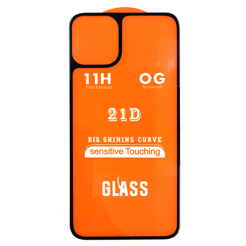 Защитное стекло для iPhone 11 Pro MAX (6.1) Black задние техпакет 21D