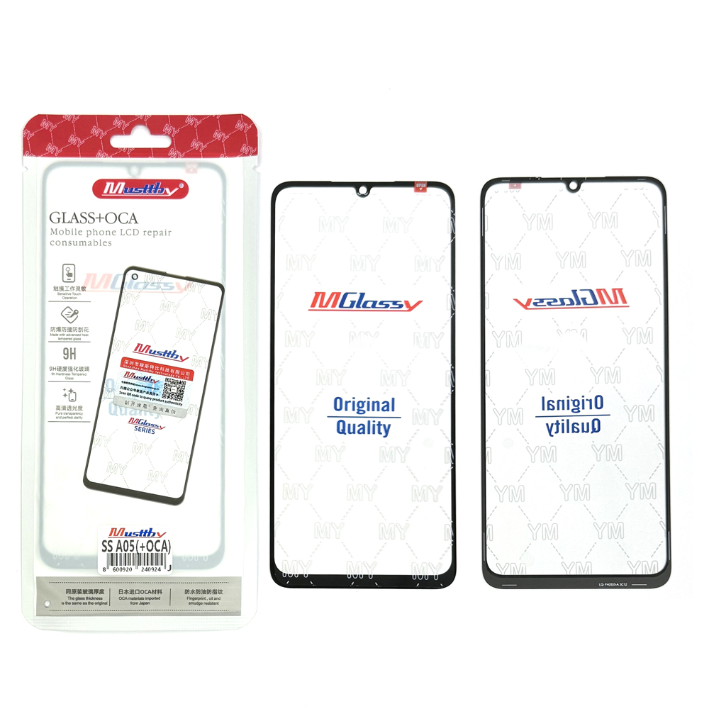 Glass+OCA Samsung A05/ A055 Black (Musttby)
