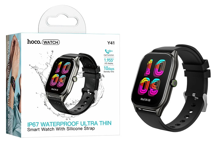 Смарт часы Hoco Y41 Smart watch(call version) (Black) (50)