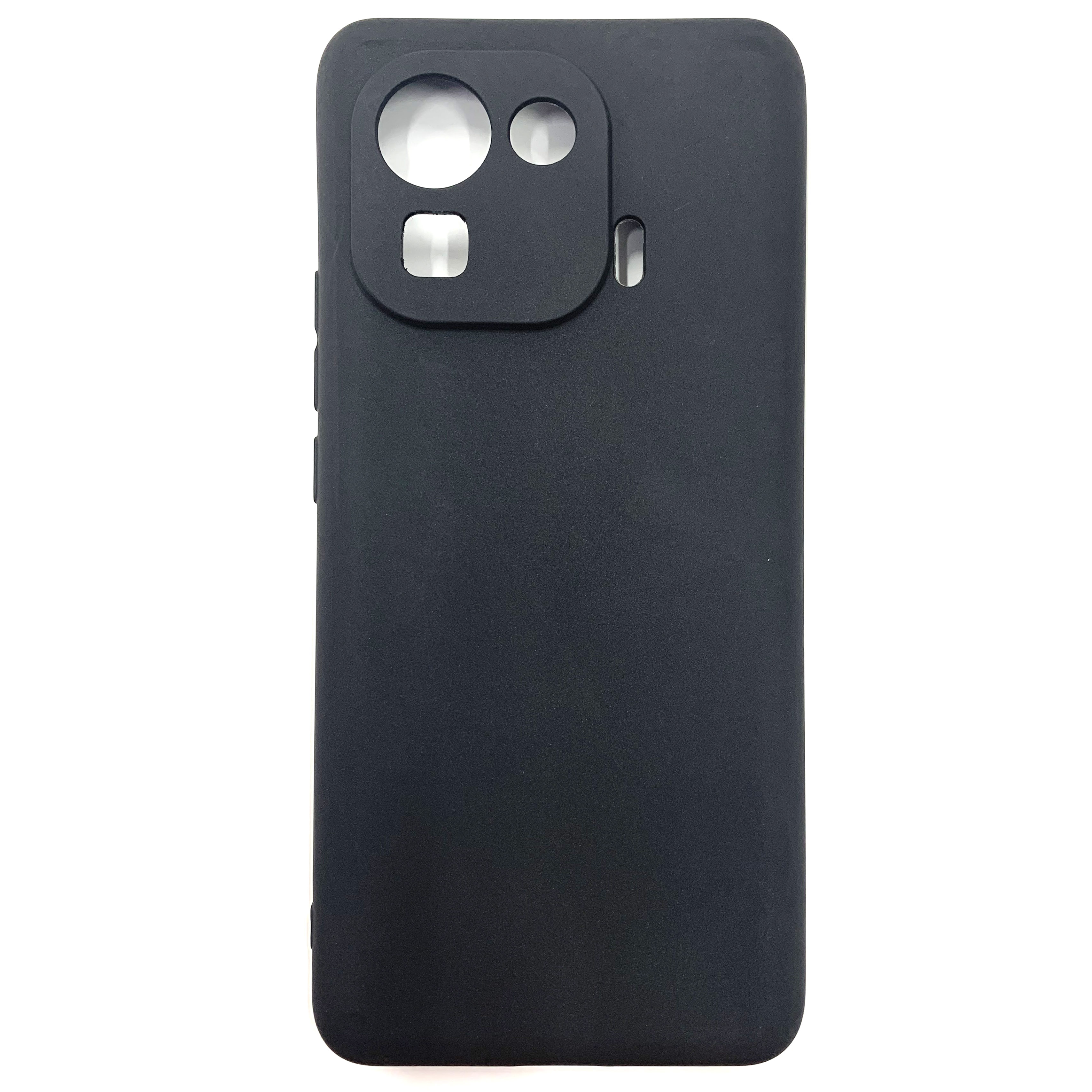 Силиконовый чехол для Xiaomi Mi 11 Pro чёрный (от 5шт цена 10р)
