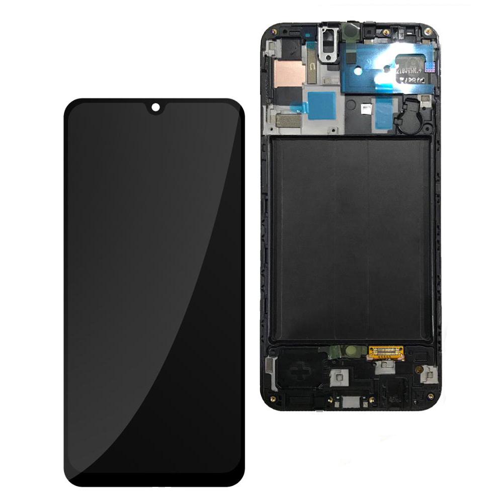 Дисплей + тачскрин для Samsung A505/ A50 (2019) Black (Service) + Frame АКЦИЯ!!!