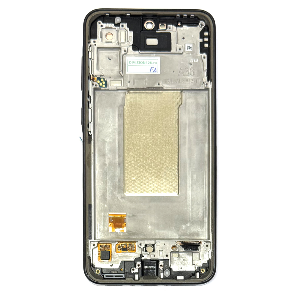 Дисплей + тачскрин для Samsung A366/ A36 Black (Service) + Frame АКЦИЯ!!!