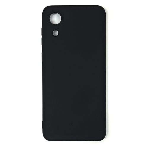 Силиконовый чехол для Samsung A03 Core (A032 2022) чёрный (от 5шт цена 10р)