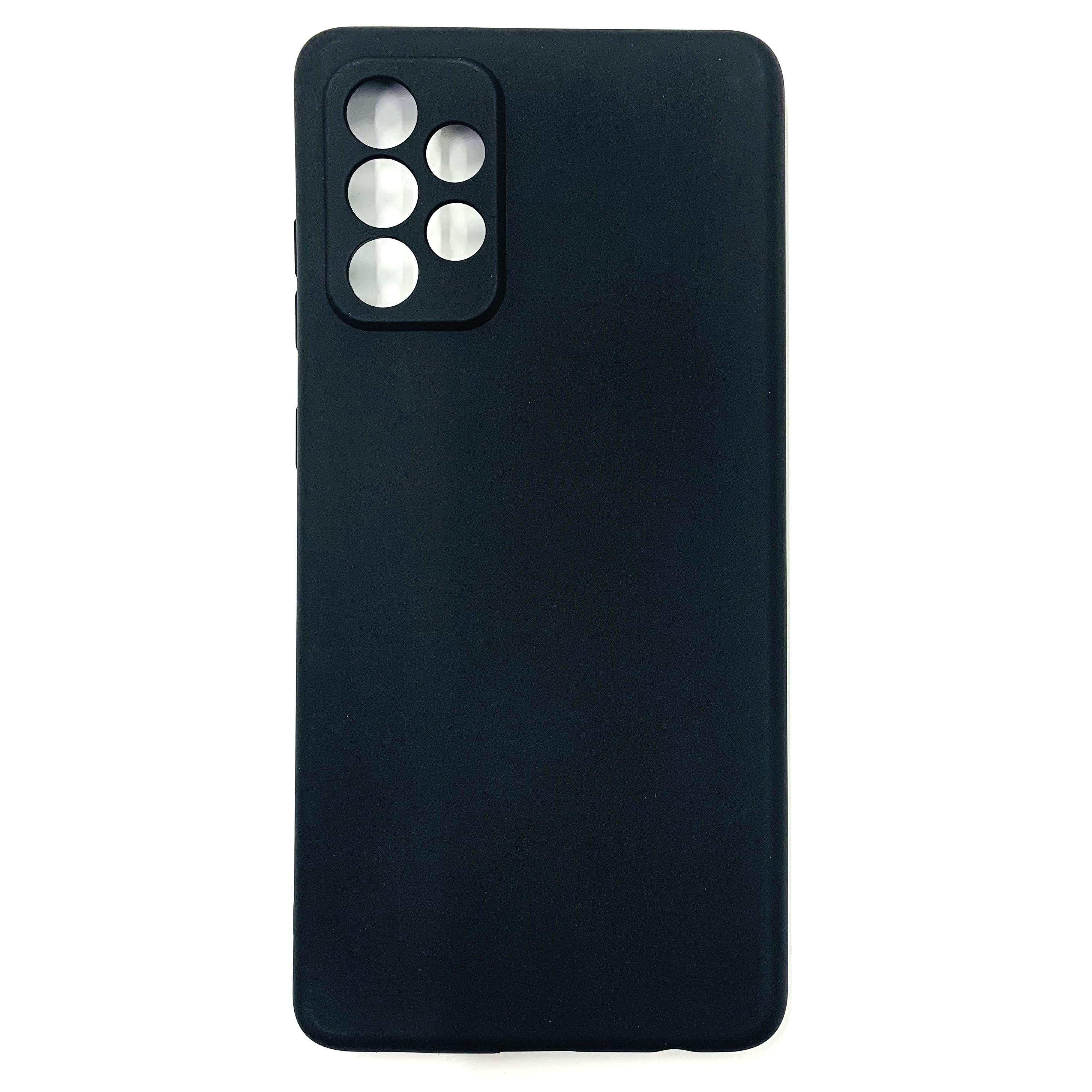 Силиконовый чехол для Samsung A72 (A725 2021) чёрный (от 5шт цена 10р)