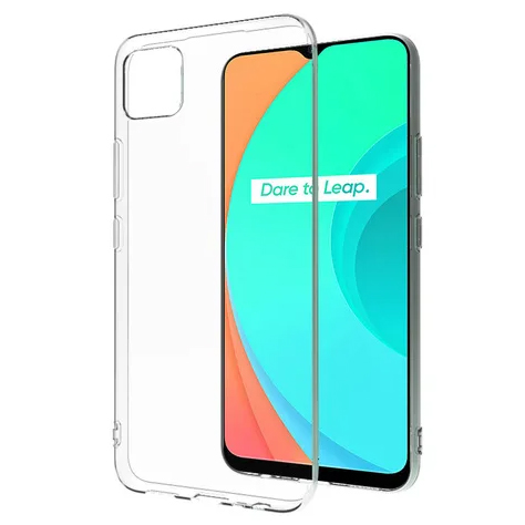 Силиконовый чехол для Realme C11/ C20 (2021) прозрачный (от 5шт цена 10р)
