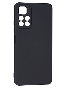 Силиконовый чехол для Xiaomi Poco X4 Pro чёрный (от 5шт цена 10р)