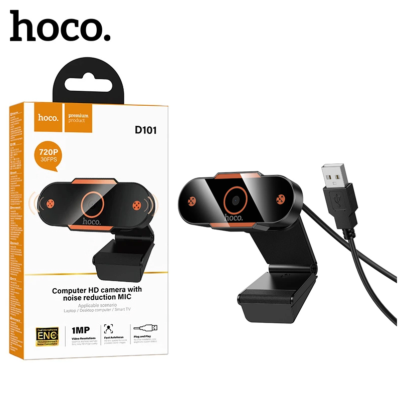 IP-камера Hoco D101 Computer camera (720P) (Black)