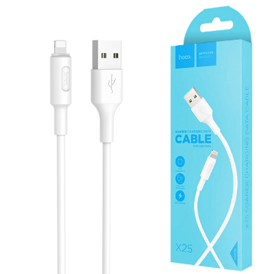 Кабель Hoco X25 (USB to Lightning) Soarer charging (White) (30)