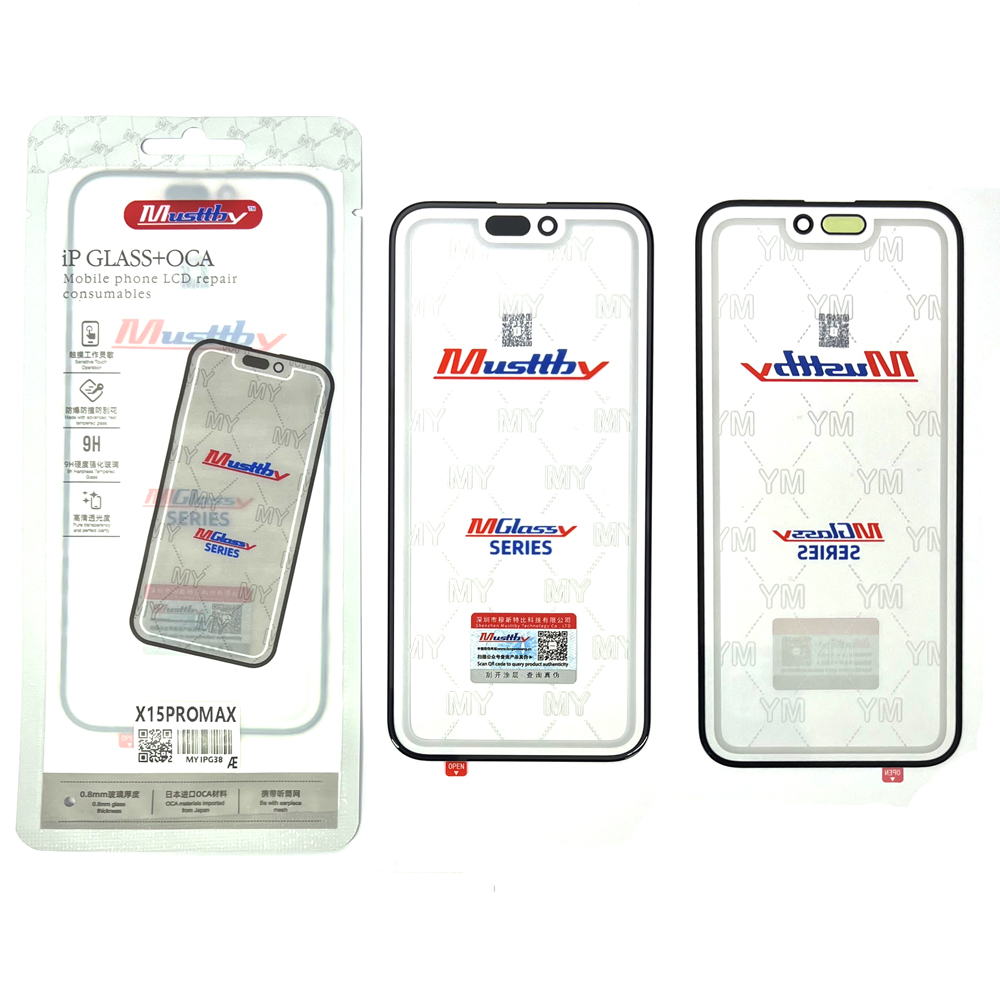 Glass+OCA Apple iPhone 15 Pro MAX (Musttby)