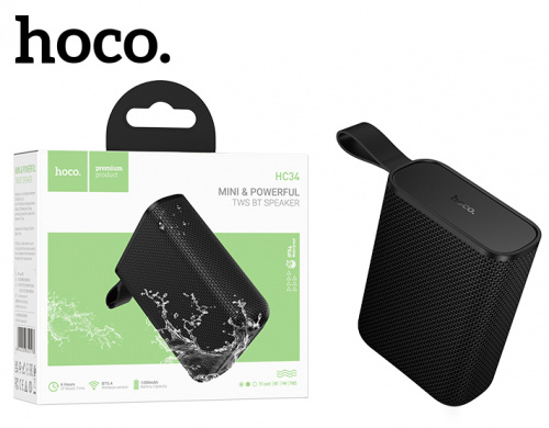 Bluetooth колонка Hoco HC34 Star BT speaker (Black) (60)