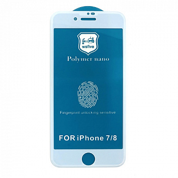 Защитное стекло для iPhone 7/ 8 (4.7) White техпакет PMMA 5D