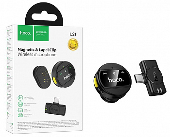 Микрофон Hoco L21 Type-C Black 