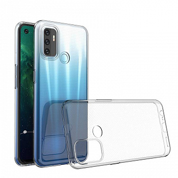 Силиконовый чехол для Oppo A53 прозрачный (от 5шт цена 10р)