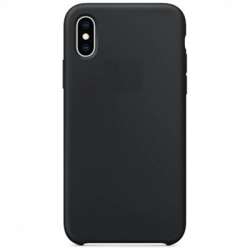Силиконовая накладка для iPhone XS MAX MRWE2 Silicone Case Black