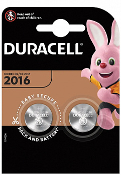 Батарейка DURACELL 2016 (BL2)