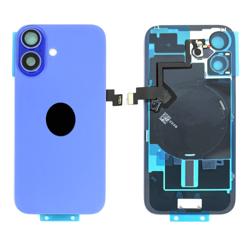 Задняя крышка для Apple iPhone 16 (Frime Complect + Flex) (Ultramarine) Original