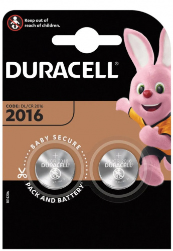 Батарейка DURACELL 2016 (BL2)