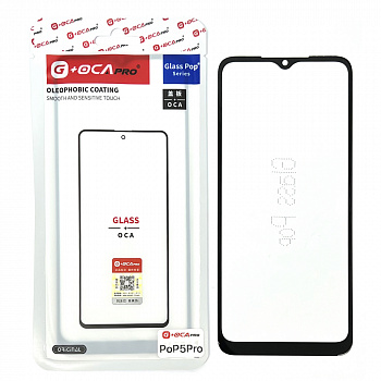 Glass+OCA Tecno Pop 5 Pro (Black) (Musttby)
