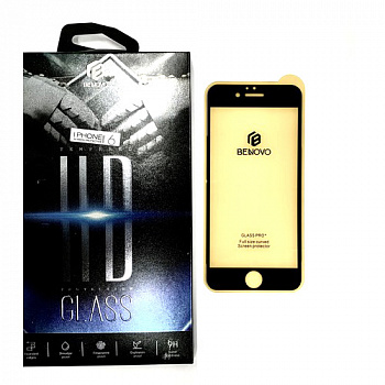 Защитное стекло для iPhone 6/ 6S (4.7) Black Benovo 2,5D